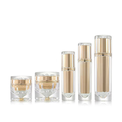 Conjunto de frascos acrílicos personalizados para embalagens cosméticas 30ML 50ML 100ML 30G 50G Perfeito