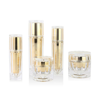 Conjunto de frascos acrílicos personalizados para embalagens cosméticas 30ML 50ML 100ML 30G 50G Perfeito