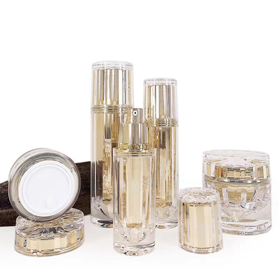 Conjunto de frascos acrílicos personalizados para embalagens cosméticas 30ML 50ML 100ML 30G 50G Perfeito