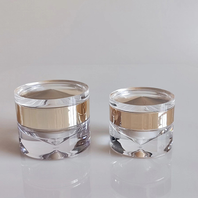 Embalagens de cosméticos acrílicos vazios de luxo personalizadas 30ML 50ML 100ML e frascos 30G 50G