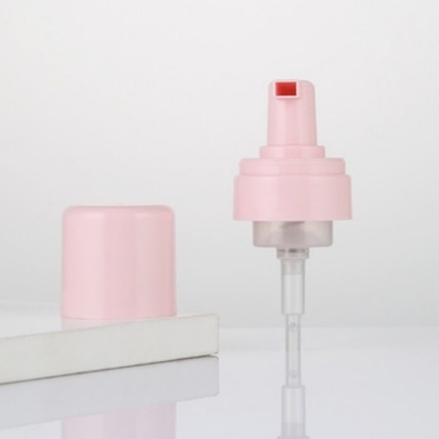 Dispensador de bomba de espuma de cor personalizada de PP com tampa para tamanho de pescoço de 42/43 mm