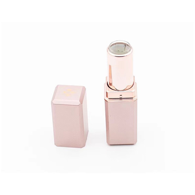 Quadrado Quatro Folhas Clover Design 5g Lipstick tubo recipiente em cor personalizada para produtos de beleza
