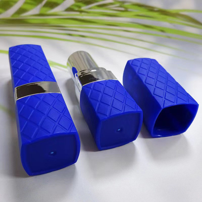 Container de tubo de batom roxo personalizado para solução de embalagem cosmética de moda