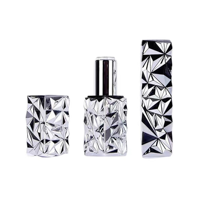 16.5*120.35mm Retalho Electroplating 5g Pretty Lipstick Tuber Container para maquiagem