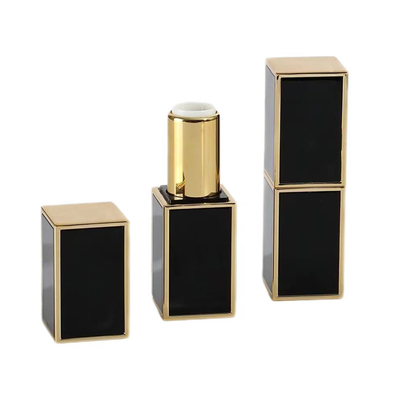 8g Container de tubo de batom de forma quadrada com logotipo personalizável e impressão em tela