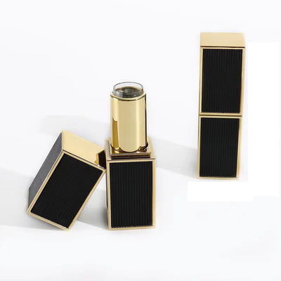 8g Container de tubo de batom de forma quadrada com logotipo personalizável e impressão em tela