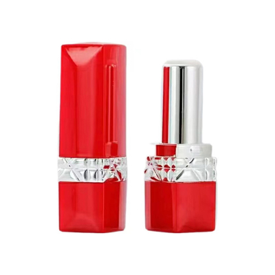 Red Black Middle Electroplating 5g Lipstick Tube para embalagem cosmética