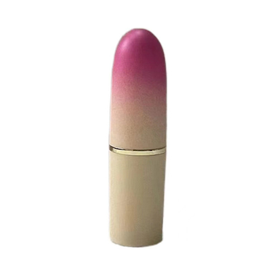 Tubo de batom de alumínio para cosméticos em forma de bala