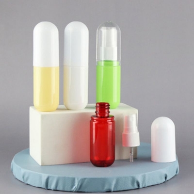 Botão de plástico de 30 ml de formato oval especial para produtos líquidos em embalagens cosméticas