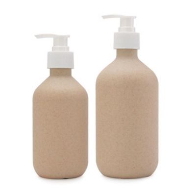 Garrafa ecológica de palha de trigo de 120 ml de plástico de 120 ml utilizada para shampoo