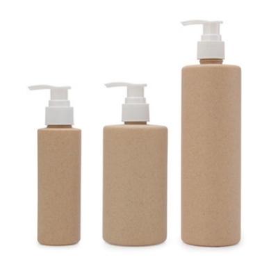 Garrafa ecológica de palha de trigo de 120 ml de plástico de 120 ml utilizada para shampoo