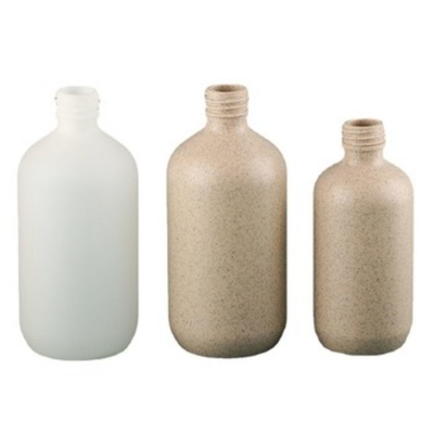 Garrafa ecológica de palha de trigo de 120 ml de plástico de 120 ml utilizada para shampoo