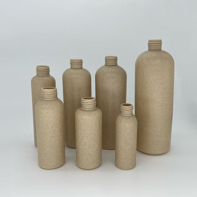 Garrafa ecológica de palha de trigo de 120 ml de plástico de 120 ml utilizada para shampoo