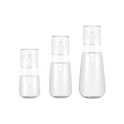 60 ml PET Botão de plástico de forma cônica usado para personalização de shampoo para cuidados com a pele