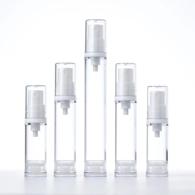 Impressão em tela 10 ml Bottle de bomba sem ar Loção de névoa Spray Sprayer de bomba Embalagem cosmética