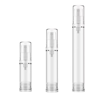 Impressão em tela 10 ml Bottle de bomba sem ar Loção de névoa Spray Sprayer de bomba Embalagem cosmética