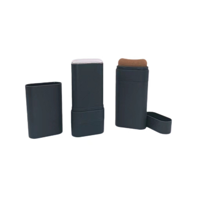 20 ml de plástico de desodorante / blush stick recipiente com escova conveniente para aplicação de desodorante