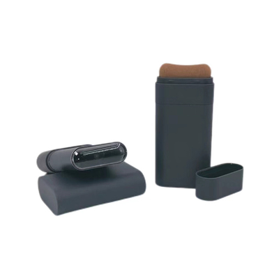 20 ml de plástico de desodorante / blush stick recipiente com escova conveniente para aplicação de desodorante