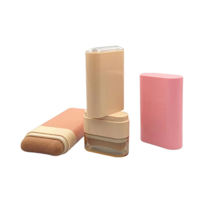 20 ml de plástico de desodorante / blush stick recipiente com escova conveniente para aplicação de desodorante