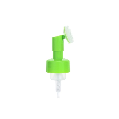 Bomba de espuma de plástico personalizada de 42/43 mm com escova de silicone