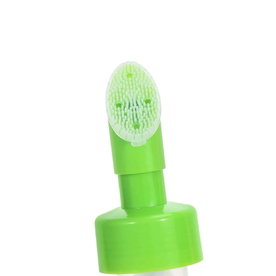 Bomba de espuma de plástico personalizada de 42/43 mm com escova de silicone
