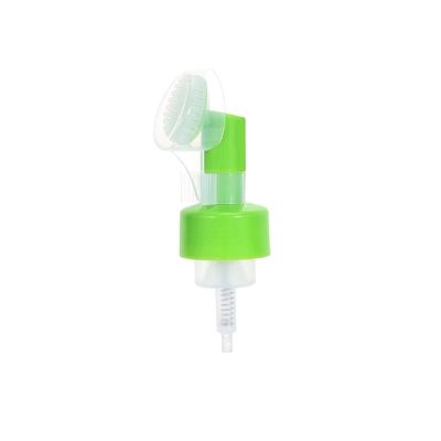 Bomba de espuma de plástico personalizada de 42/43 mm com escova de silicone