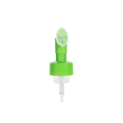 Bomba de espuma de plástico personalizada de 42/43 mm com escova de silicone