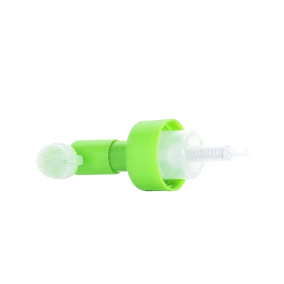 Bomba de espuma de plástico personalizada de 42/43 mm com escova de silicone