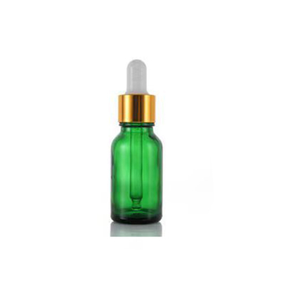 Garrafa de óleo essencial de vidro de 15 ml 30 ml 50 ml Embalagem vazia com tampa de goteador e pipeta de vidro