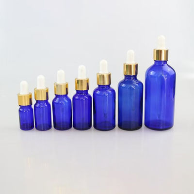 Garrafa de óleo essencial de vidro de 30 ml, 50 ml e 100 ml - Matt Blue reciclável