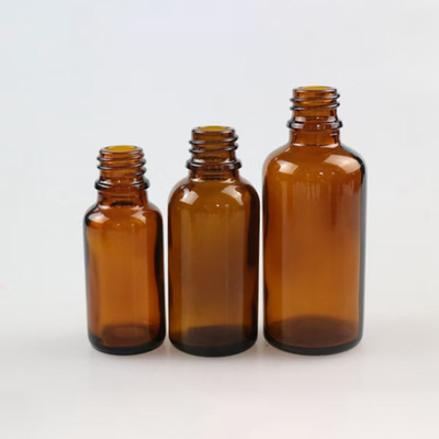 Grátis 10 ml 30 ml 50 ml 100 ml Garrafa de vidro parafuso de âmbar YB