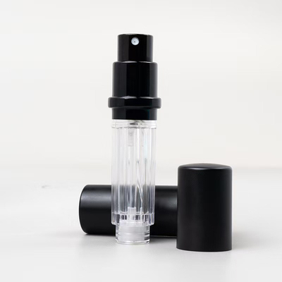 Luxo ABS 5ml caneta de perfume com bomba de pulverização com top de enchimento cores personalizadas