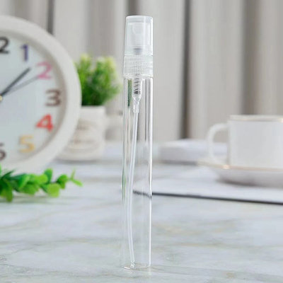 2ML 3ML 5ML & 10ML Vidro Vazio Spray de Perfumes recipiente de amostra com pulverizador de plástico