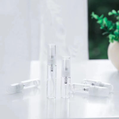 2ML 3ML 5ML & 10ML Vidro Vazio Spray de Perfumes recipiente de amostra com pulverizador de plástico