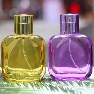 30 ml frasco de vidro de perfume colorido com pulverizador conjunto inteiro embalagem vazia para perfumaria