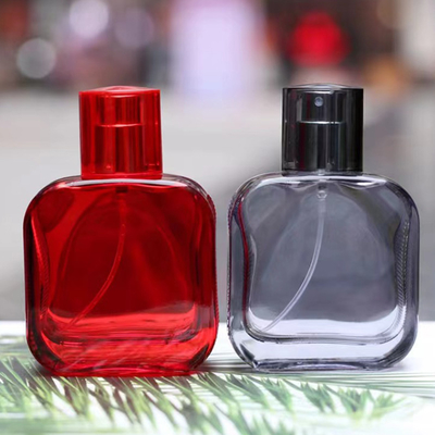 Garrafa de vidro de 30 ml com cores personalizadas garrafa de perfume vazia