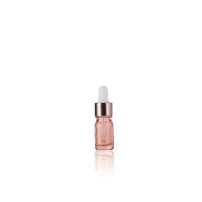 Frasco conta-gotas de vidro rosa para óleo essencial de 10ml-100ml
