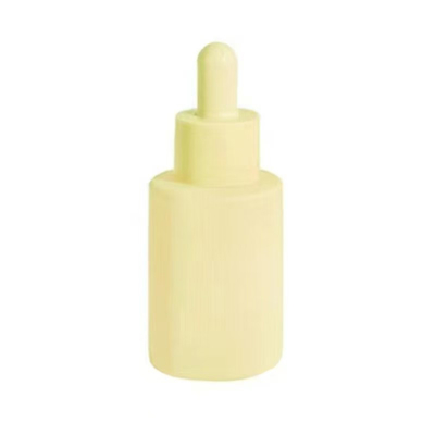 Embalagem de óleo essencial de vidro de ombro plano de 20 ml, 30 ml e 50 ml, personalizada, com tampa de gotero