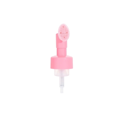 Bomba de espuma de plástico de 42 mm com cabeça de bomba de escova de silicone