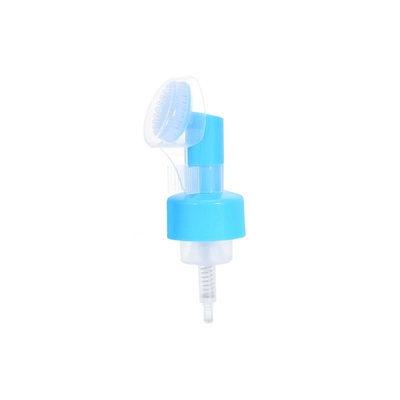 Bomba de espuma de plástico de 42 mm com cabeça de bomba de escova de silicone