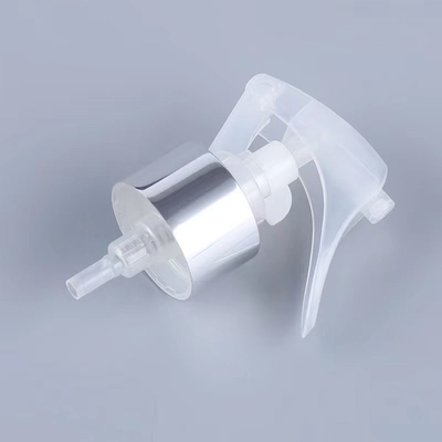 Silver Circle Alumínio Plástico Transparente Mini Sprayer de gatilho 24/410 Suporte de tamanho Personalização
