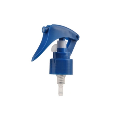 Espinador de gatilho mini azul escuro 24/410 com design de clipe usado para produtos de limpeza