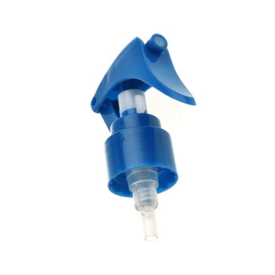 Espinador de gatilho mini azul escuro 24/410 com design de clipe usado para produtos de limpeza