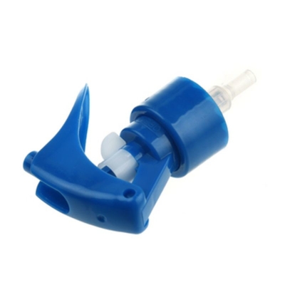 Espinador de gatilho mini azul escuro 24/410 com design de clipe usado para produtos de limpeza