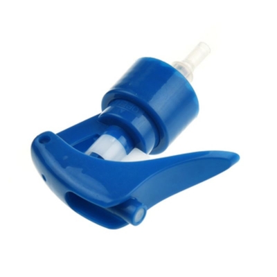 Espinador de gatilho mini azul escuro 24/410 com design de clipe usado para produtos de limpeza