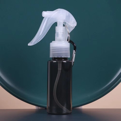 Botão de plástico transparente de 30 ml suporte de personalização de correspondência com pulverizador de gatilho
