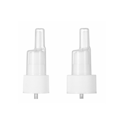 Espray de névoa nasal de plástico interno de tamanho 18/410 usado para personalização de suporte de acessórios médicos