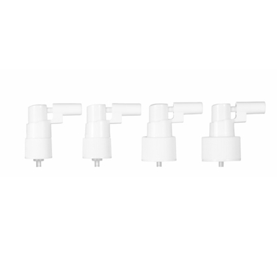 Spray de névoa nasal branco transparente 18/410 Aplicação em várias garrafas para cuidados com a pele