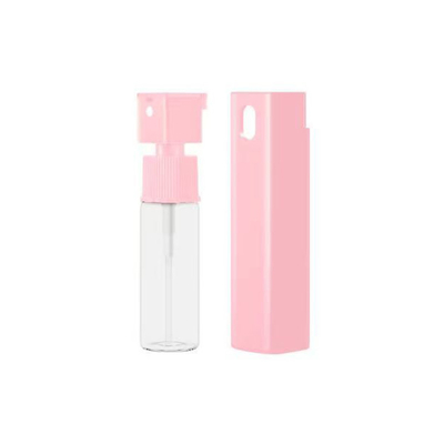 Caneta de perfume PP de forma quadrada e colorida para pulverização de fragrâncias sem esforço e precisa