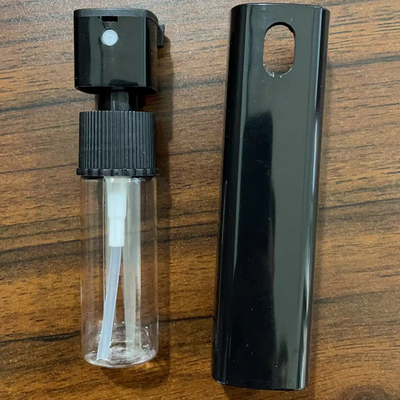 Caneta de perfume PP de forma quadrada e colorida para pulverização de fragrâncias sem esforço e precisa